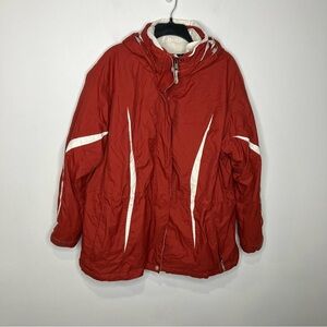 Columbia 3-in-1 interchange jacket coat women’s‎ size XXL outdoor gear casual